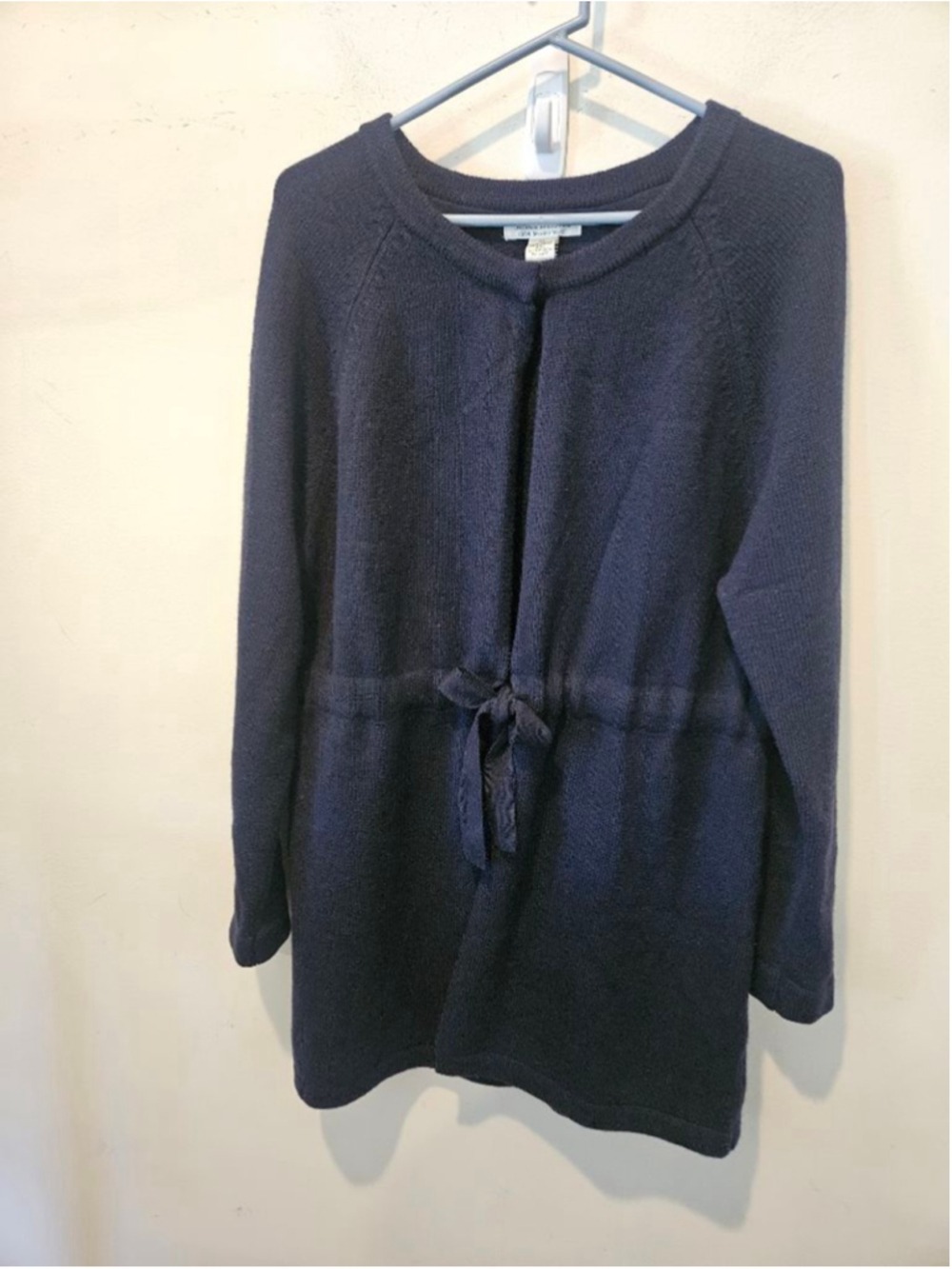 Women's Susan Bristol NWT Navy Merino Wool Cardigan XL - Picture 4 of 11